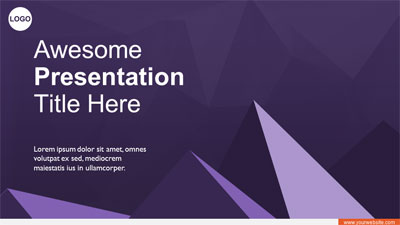 Slide 1 layout preview from the Poly Peaks Design deck, optimized for corporate operations tracking.