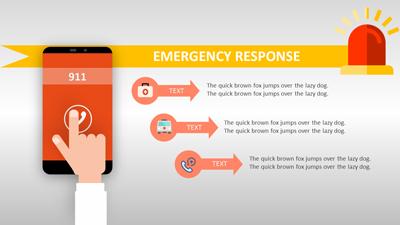 Slide 2 layout from the Emergency Response presentation deck.