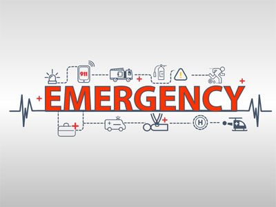 Emergency Response PowerPoint Template layout preview.