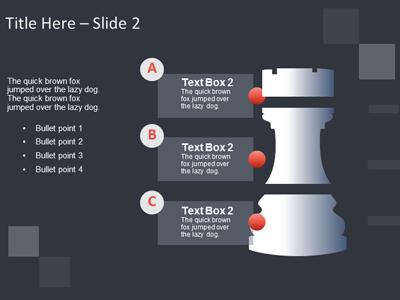 Slide 2 layout from the Chess Strategy presentation deck.