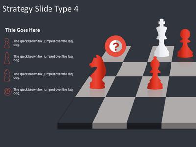 Slide 4 layout from the Chess Strategy presentation deck.