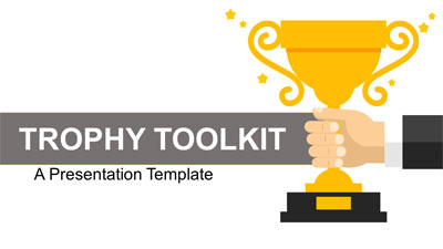 Trophy Toolkit PowerPoint Template layout preview.