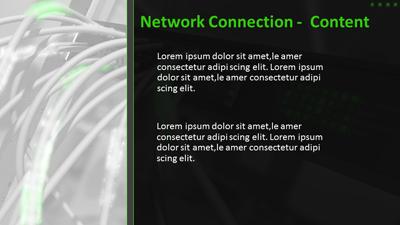 Slide 2 layout from the Network Connection presentation deck.