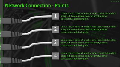 Slide 3 layout from the Network Connection presentation deck.
