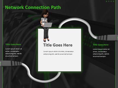 Slide 2 layout preview from the Network Connection deck.