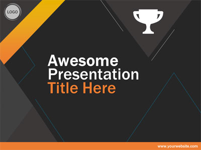 Design Angles PowerPoint Template layout preview.