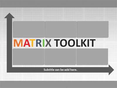 Matrix Toolkit PowerPoint Template layout preview.