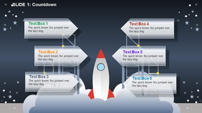 Slide 2 layout from the Rocket In Space presentation deck.