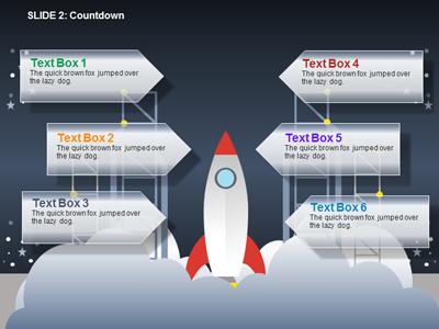 Slide 2 layout from the Rocket In Space presentation deck.