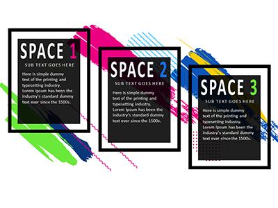 Slide 3 layout preview from the Retro Modern Look deck.