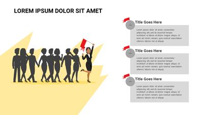 Slide 3 layout from the Female Leadership presentation deck.