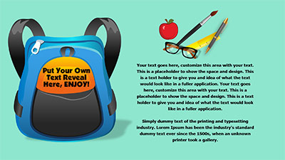 Slide 2 layout from the Ready For School PowerPoint Theme presentation deck.