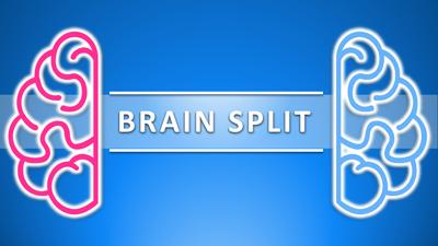 Brain Split PowerPoint Template layout preview.