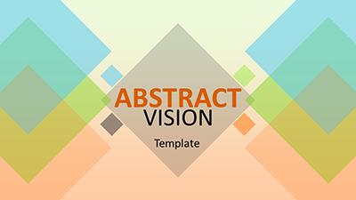 Abstract Vision PowerPoint Template layout preview.