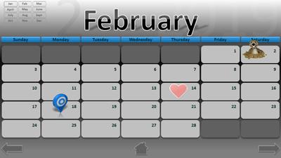 Slide 3 layout from the 2019 Calendar presentation deck.
