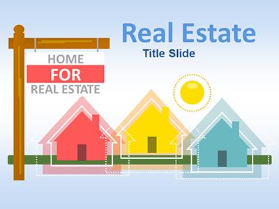 Your Real Estate PowerPoint Template layout preview.