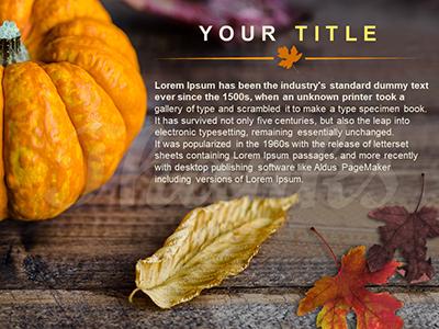 Slide 2 layout from the Autumn Woodgrain presentation deck.