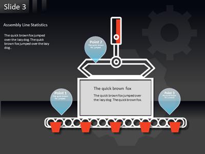 Slide 4 layout from the Factory Theme presentation deck.