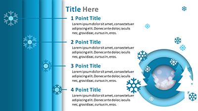Slide 3 layout from the Layered Christmas presentation deck.