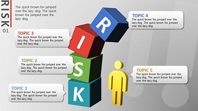 Slide 2 layout from the Risk It presentation deck.
