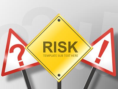 Risk It PowerPoint Template layout preview.