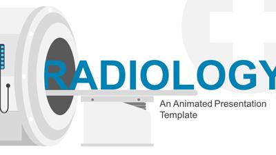 Radiology PowerPoint Template layout preview.