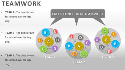 Slide 2 layout from the Teamwork Concept for PowerPoint presentation deck.