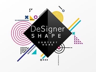 Slide 1 layout preview from the Designer Shape deck, optimized for corporate project kickoff meetings.