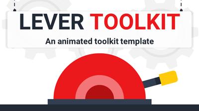 Levers Toolkit PowerPoint Template layout preview.