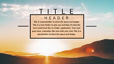 Slide 3 layout from the Risen Sun presentation deck.