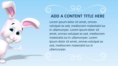 Slide 2 layout from the The Bunny Template presentation deck.
