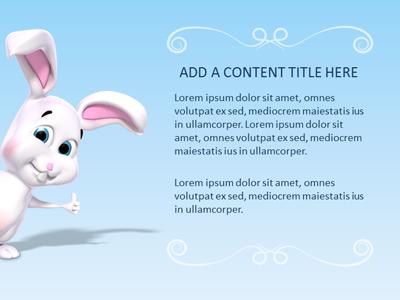 Slide 2 layout from the The Bunny Template presentation deck.