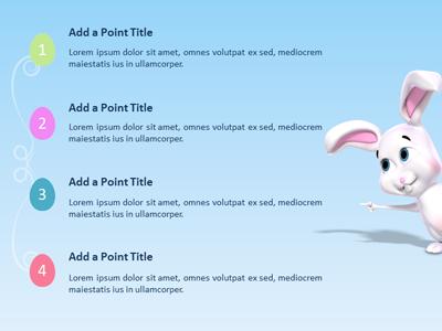 Slide 3 layout from the The Bunny Template presentation deck.