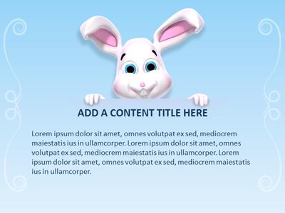 Slide 4 layout from the The Bunny Template presentation deck.