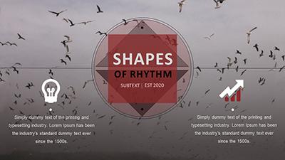 Slide 2 layout from the Shapes Of Rhythm presentation deck.