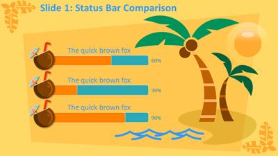 Slide 2 layout from the Vacation Travel presentation deck.