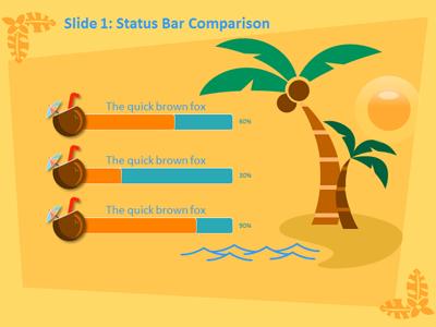 Slide 2 layout from the Vacation Travel presentation deck.