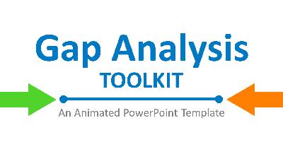 Gap Analysis Toolkit PowerPoint Template layout preview.