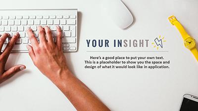 Slide 3 layout from the Bright Insight presentation deck.