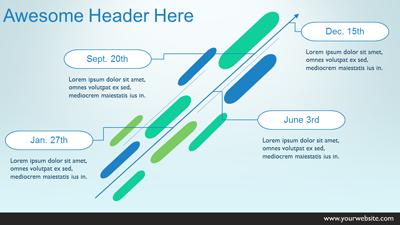 Slide 3 layout from the Colorful Simple Lines presentation deck.
