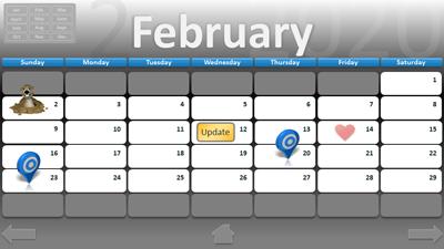 Slide 3 layout from the 2020 Calendar presentation deck.