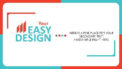 Easy Design PowerPoint Template layout preview.