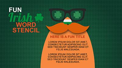 Slide 3 layout from the Irish Themed Kit presentation deck.