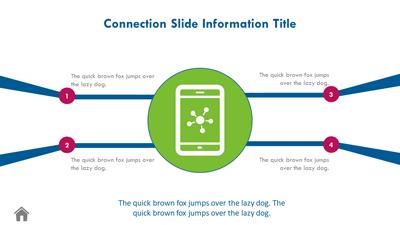 Slide 2 layout from the Interactive Connection Map for PowerPoint presentation deck.