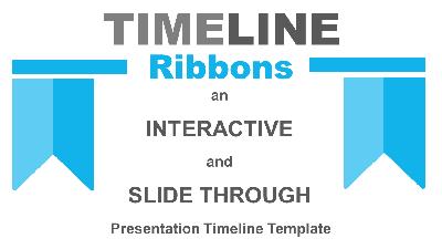 Ribbon Timeline Toolkit PowerPoint Template layout preview.