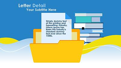 Slide 3 layout from the Teaching Waves PowerPoint Template presentation deck.