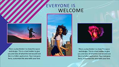 Slide 3 layout from the Color Harmony presentation deck.