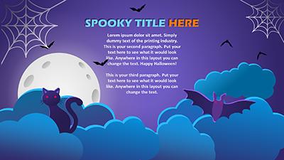 Slide 2 layout from the Spookfest presentation deck.