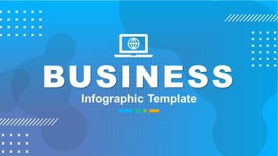 Business Infographic Simple PowerPoint Template layout preview.