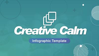 Creative Calm PowerPoint Template layout preview.